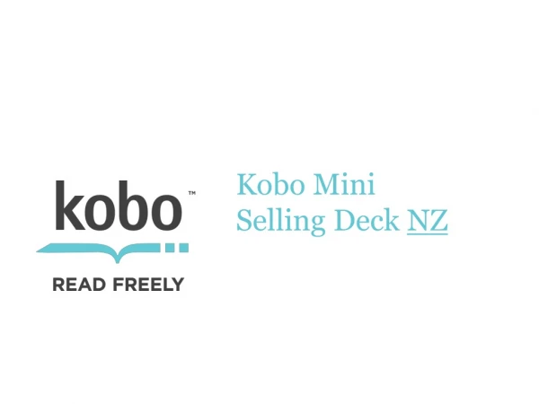Kobo Mini Selling Deck NZ