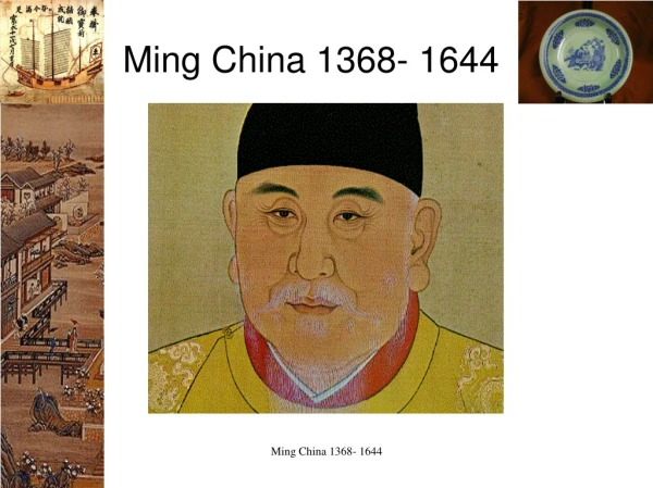 Ming China 1368- 1644
