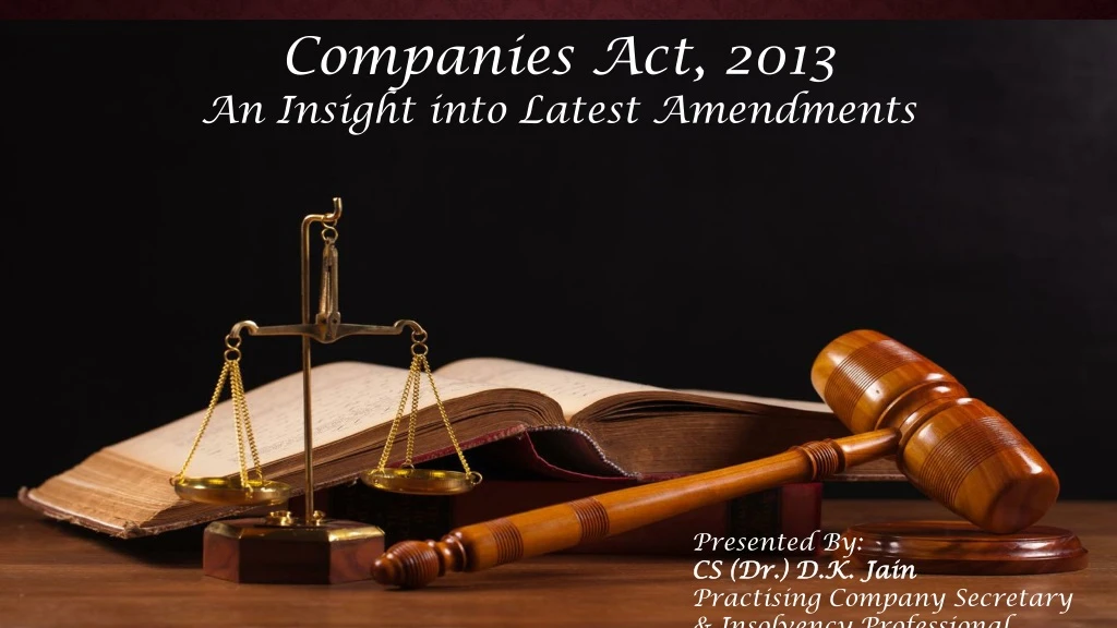 companies act 2013 an insight into latest