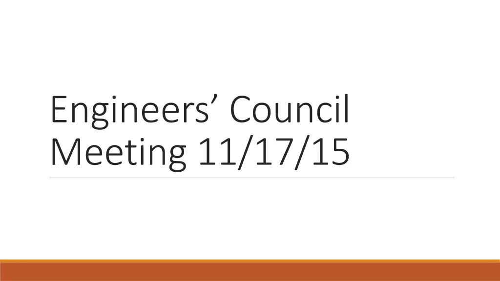 engineers council meeting 11 17 15