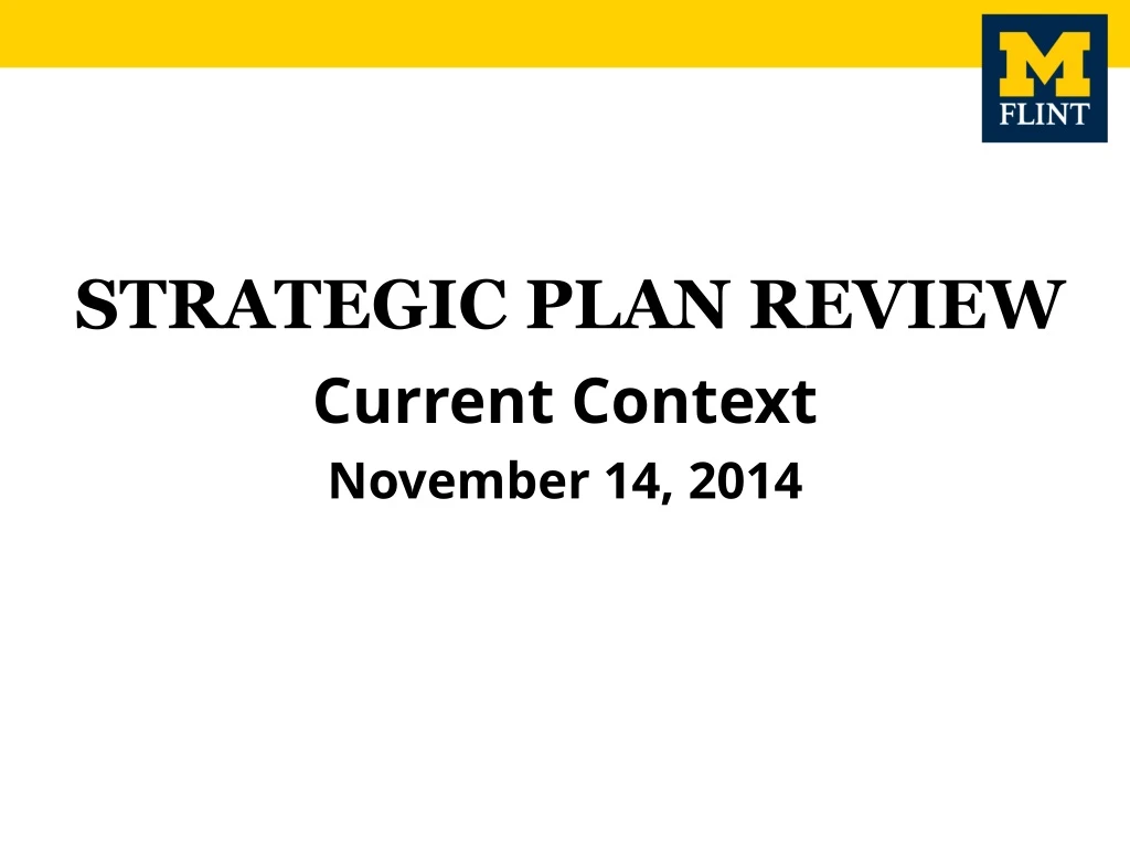 strategic plan review
