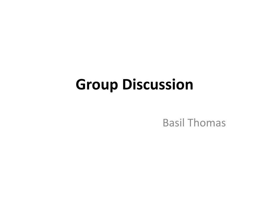 group discussion