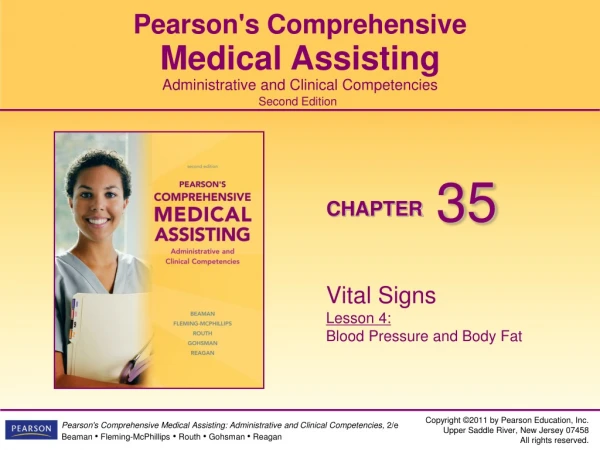 Vital Signs Lesson 4: Blood Pressure and Body Fat