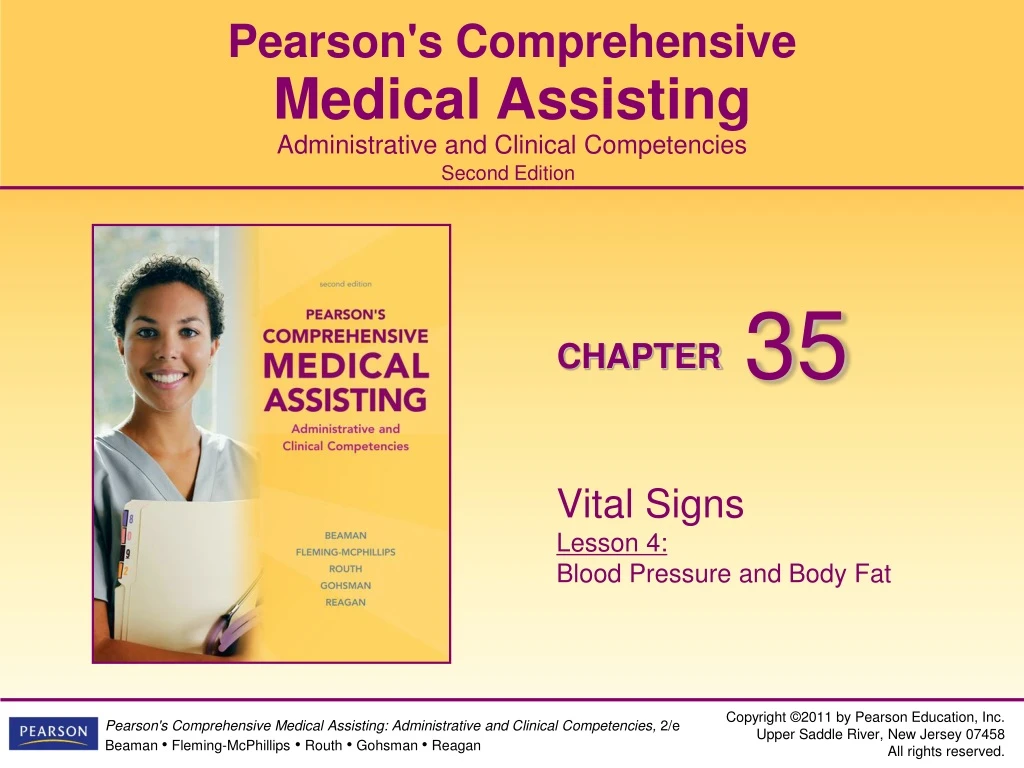 vital signs lesson 4 blood pressure and body fat