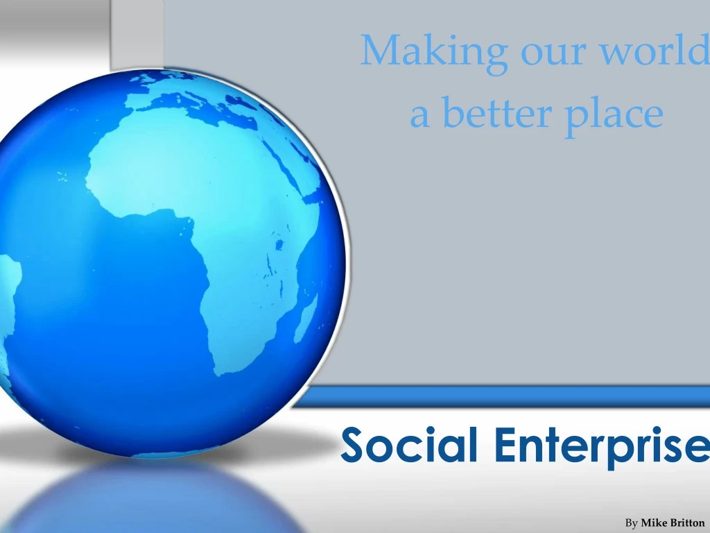 social enterprise