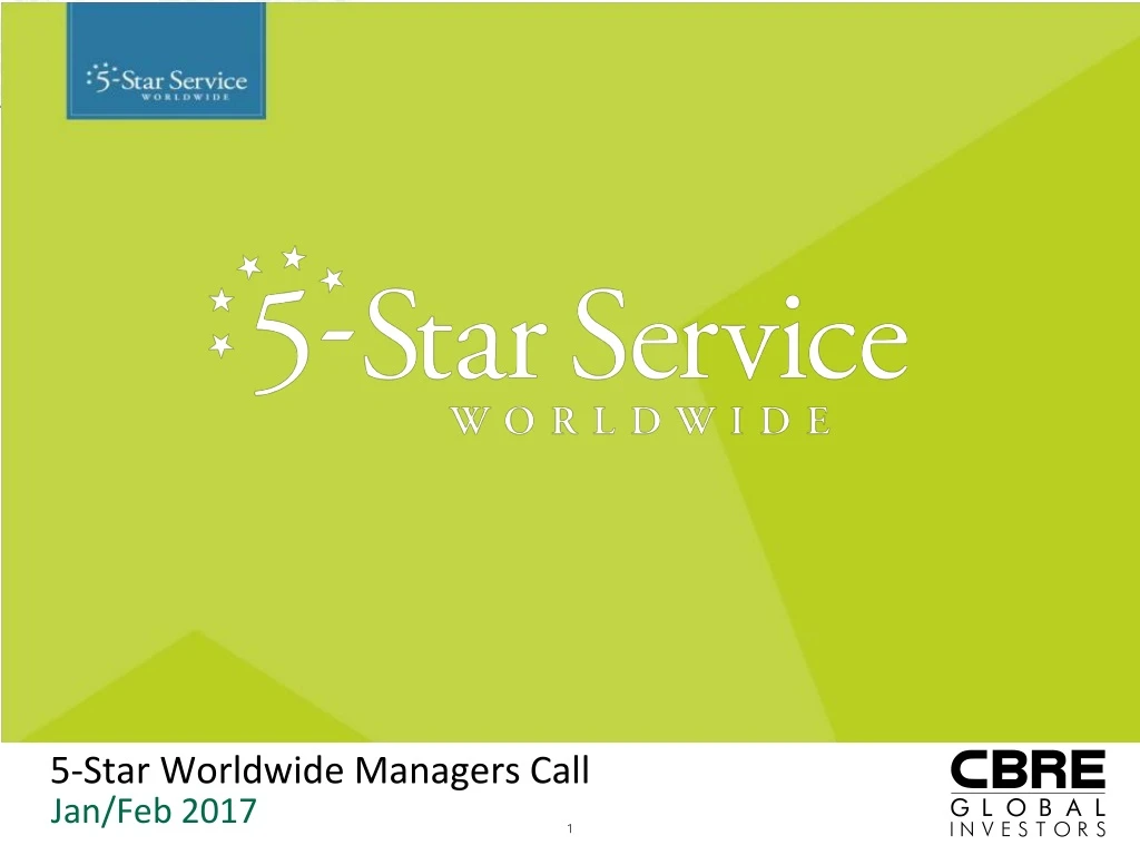 5 star worldwide managers call