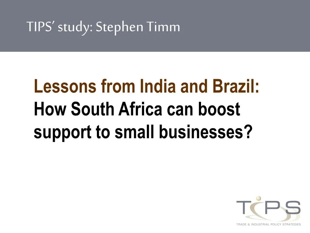 lessons from india and brazil how south africa can boost support to small businesses