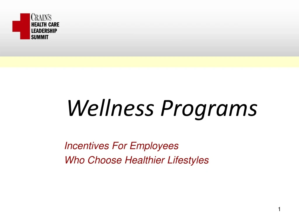 wellness programs