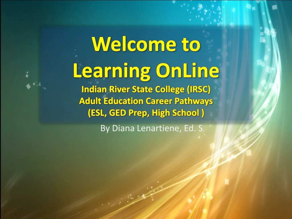 welcome to learning online indian river state