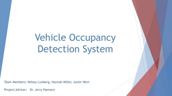 Vehicle Occupancy Detection System