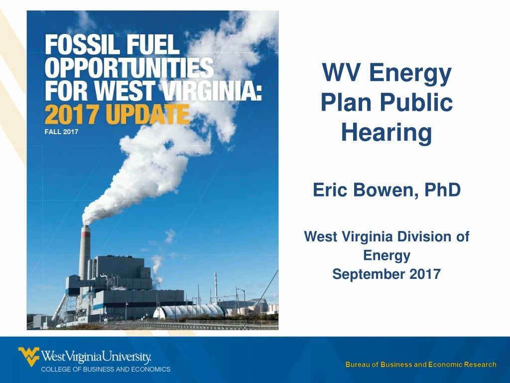 wv energy plan public hearing eric bowen phd west