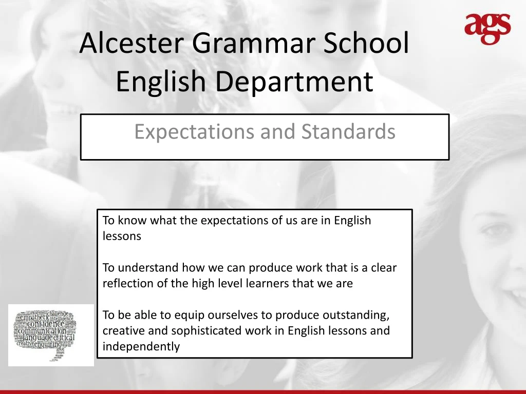 alcester grammar school english department