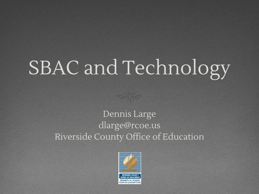 sbac and technology