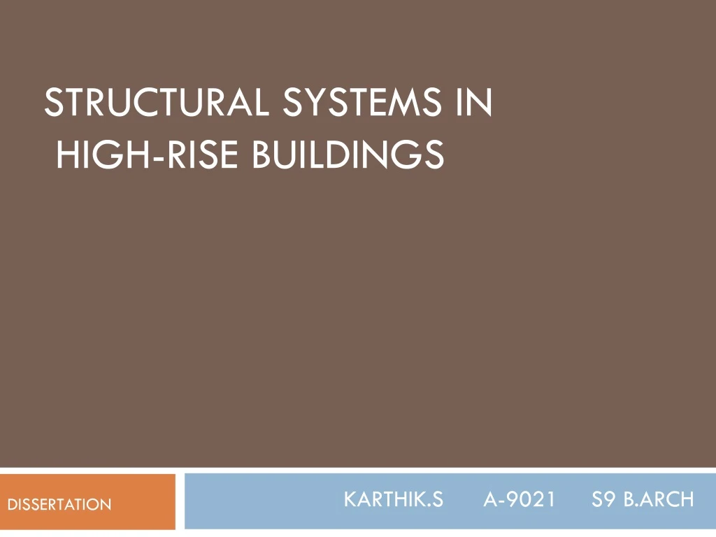structural systems in high rise buildings