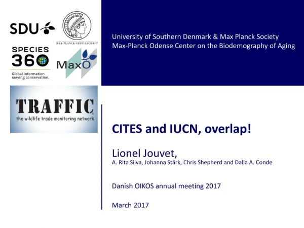 CITES and IUCN, overlap!