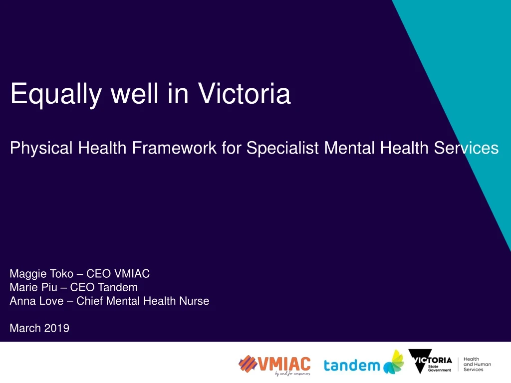equally well in victoria physical health