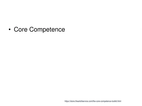 Core Competence