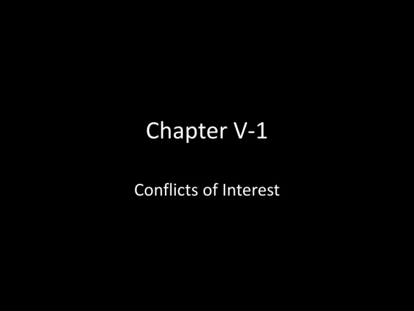 Chapter V-1