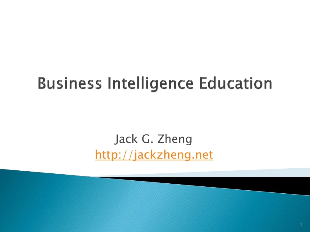 business intelligence education