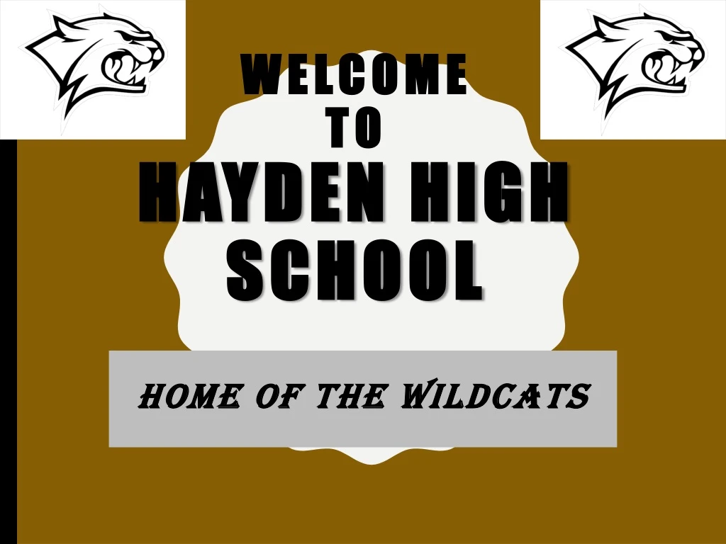 welcome to hayden high school