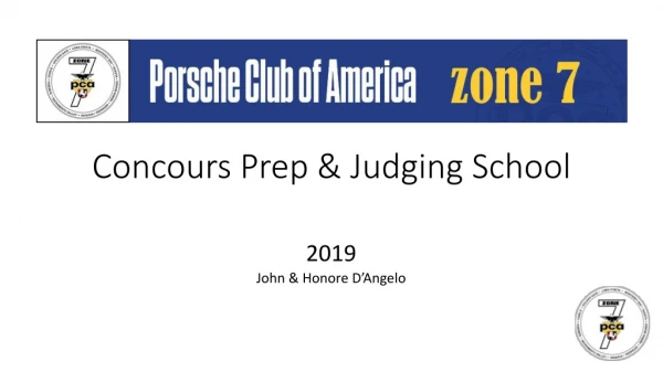 Concours Prep &amp; Judging School