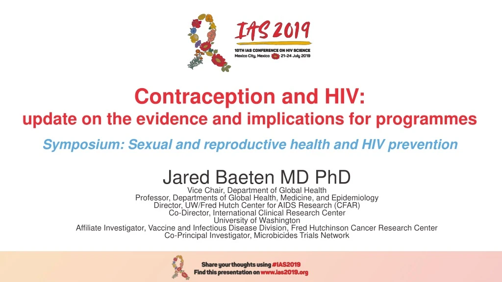 contraception and hiv update on the evidence