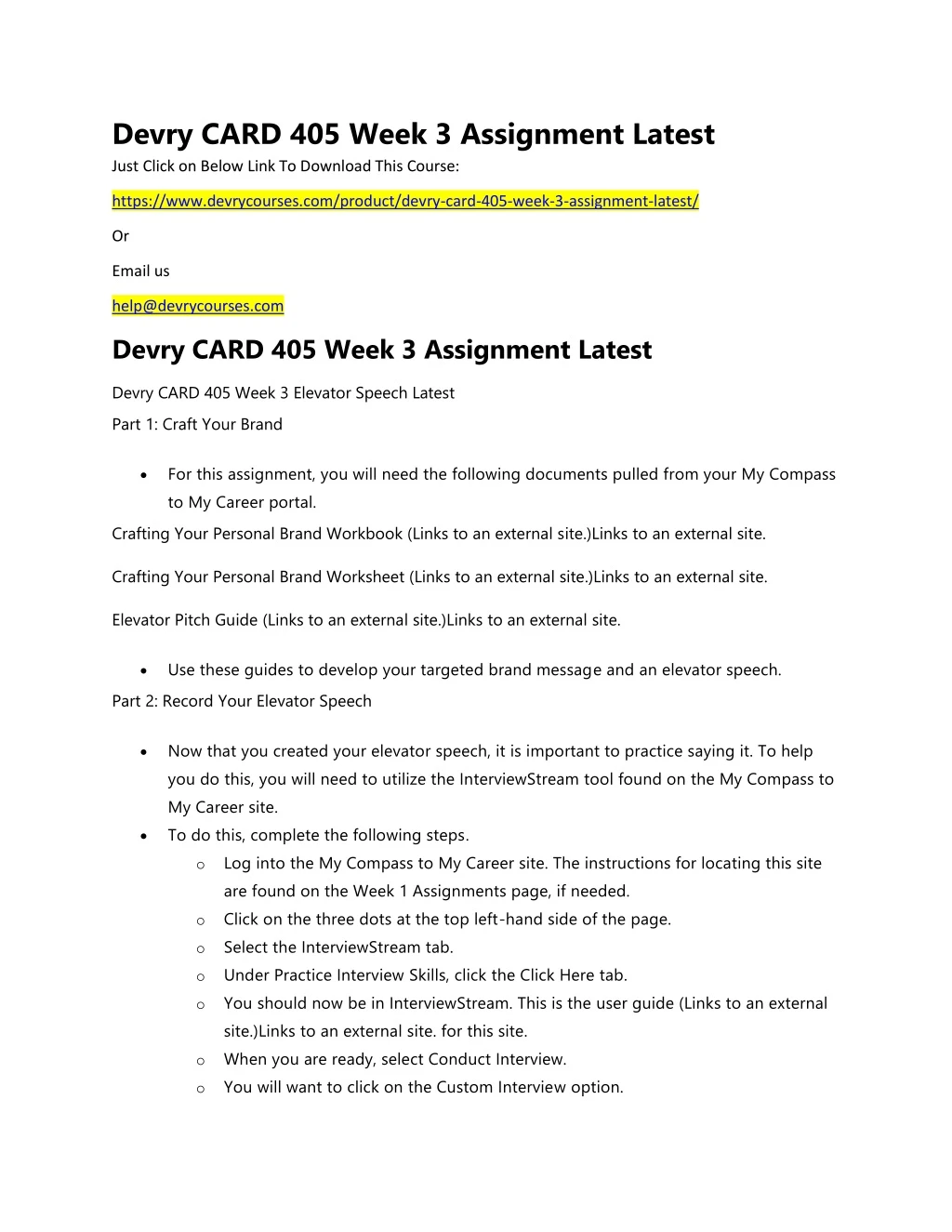 devry card 405 week 3 assignment latest just