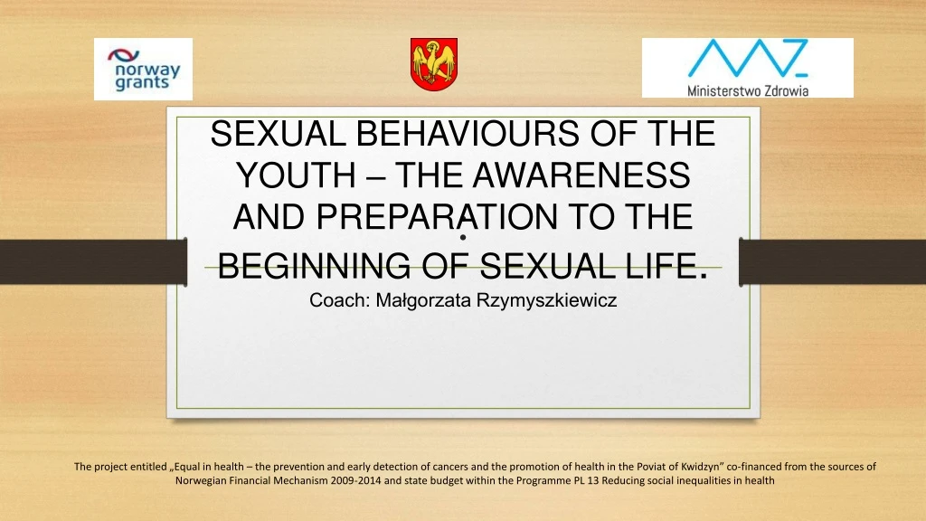 sexual behaviours of the youth the awareness