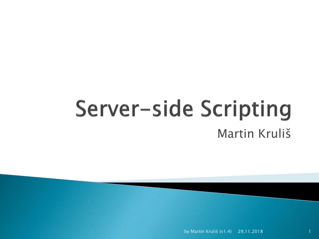 server side scripting