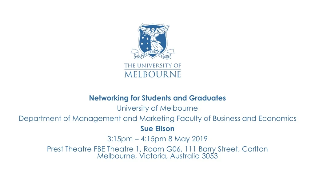 networking for students and graduates university