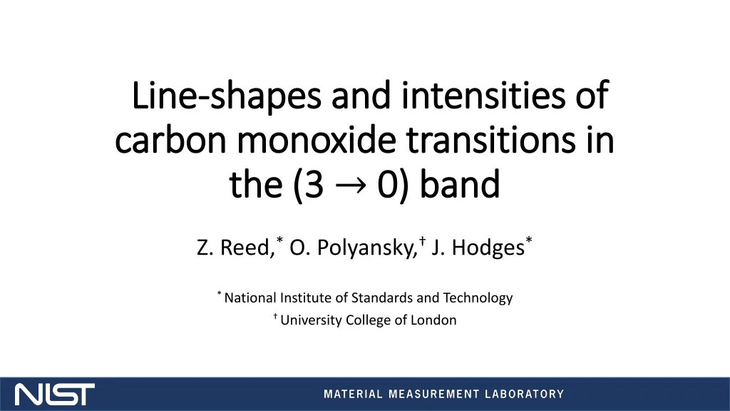 line shapes and intensities of carbon monoxide transitions in the 3 0 band