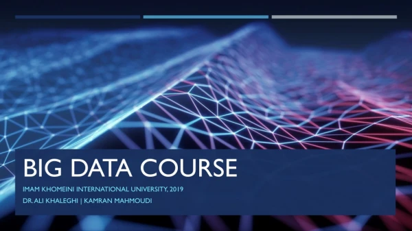Big Data course