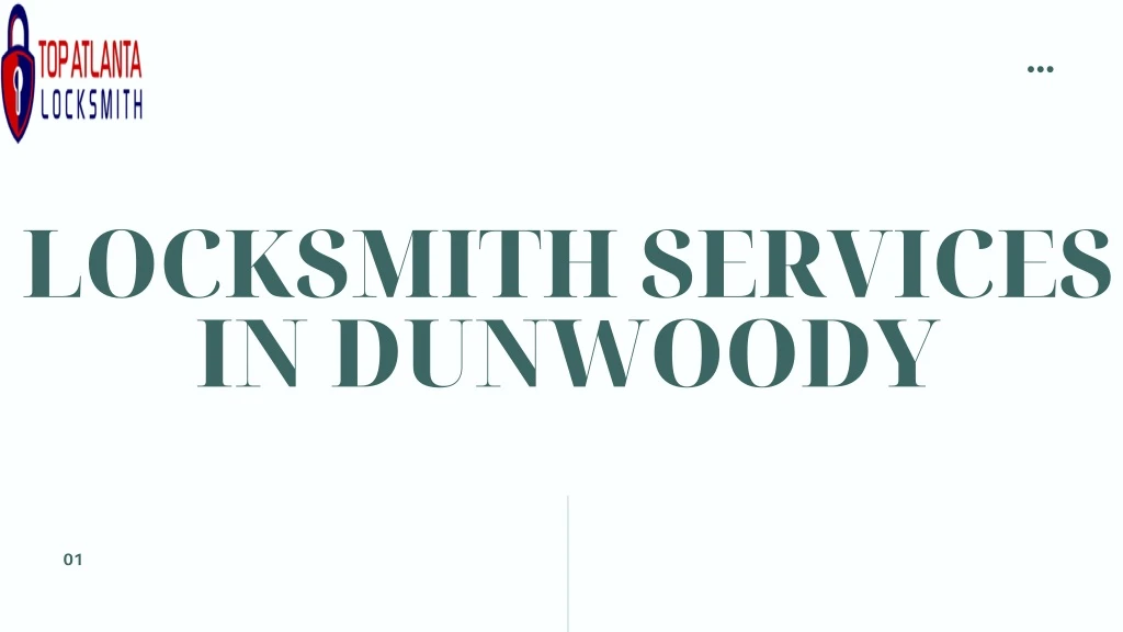 locksmith services in dunwoody