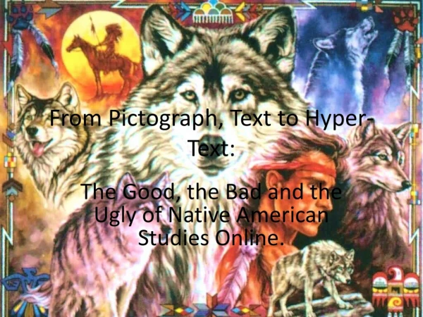 From Pictograph , Text to Hyper-Text: