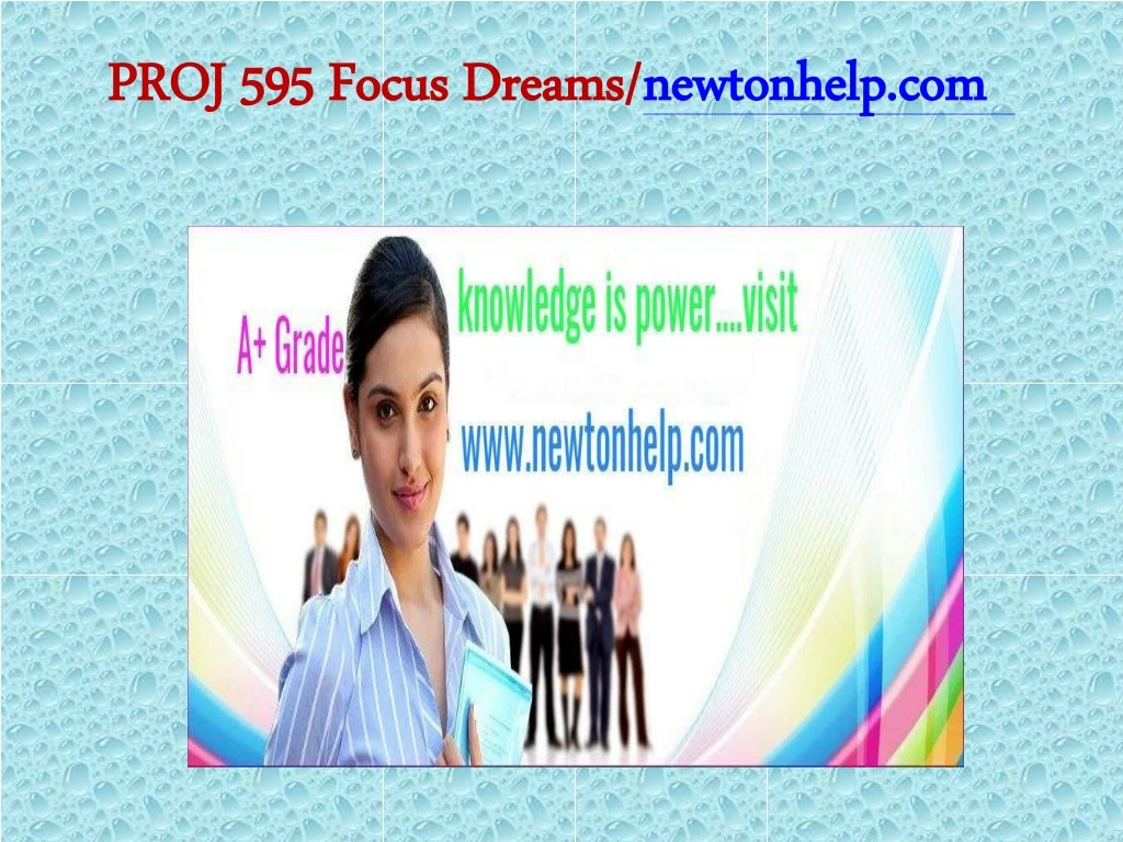proj 595 focus dreams newtonhelp com