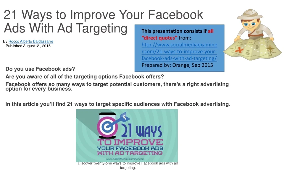 21 ways to improve your facebook ads with ad targeting