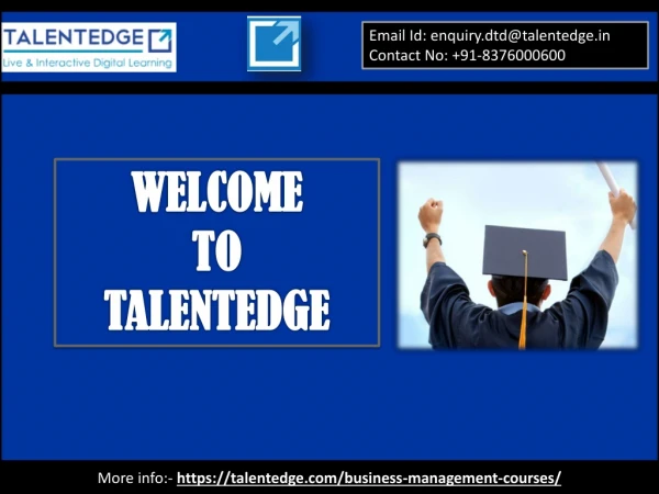 email id enquiry dtd@talentedge in contact