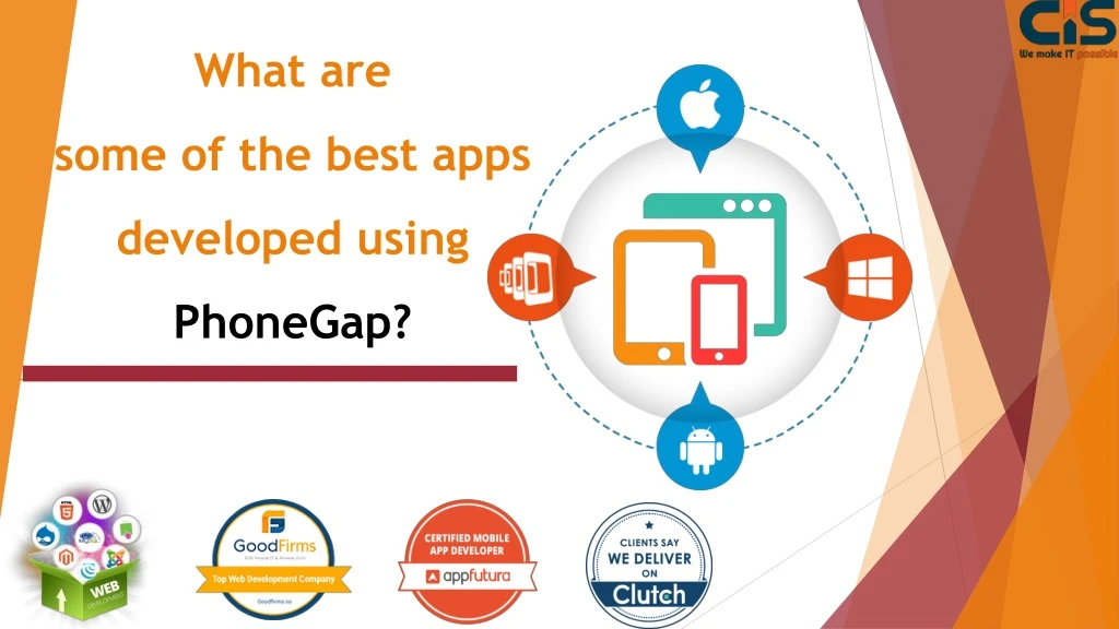 what are some of the best apps developed using phonegap