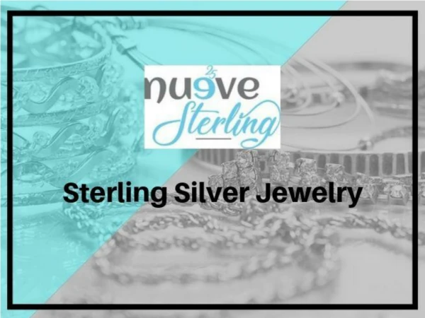 Looking for sterling silver jewelry