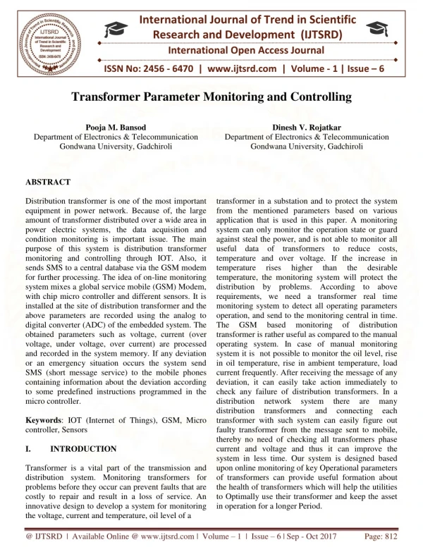 international journal of trend in scientific
