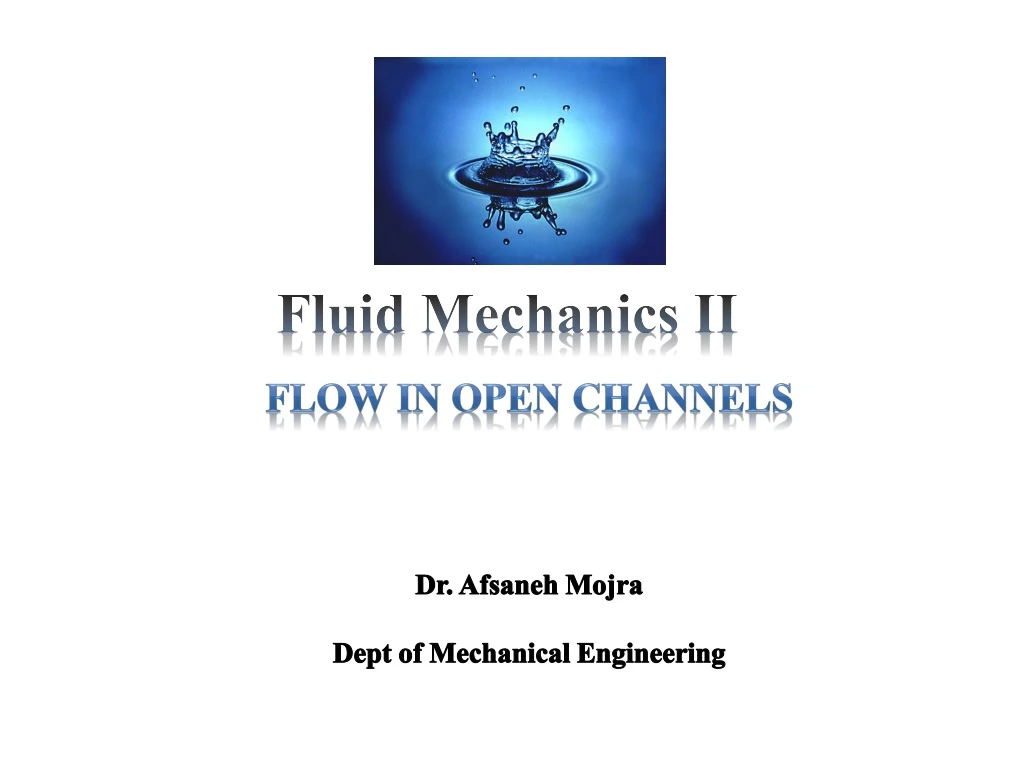 fluid mechanics ii