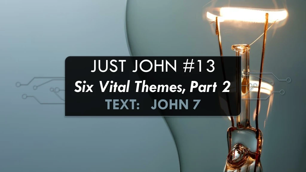 just john 13