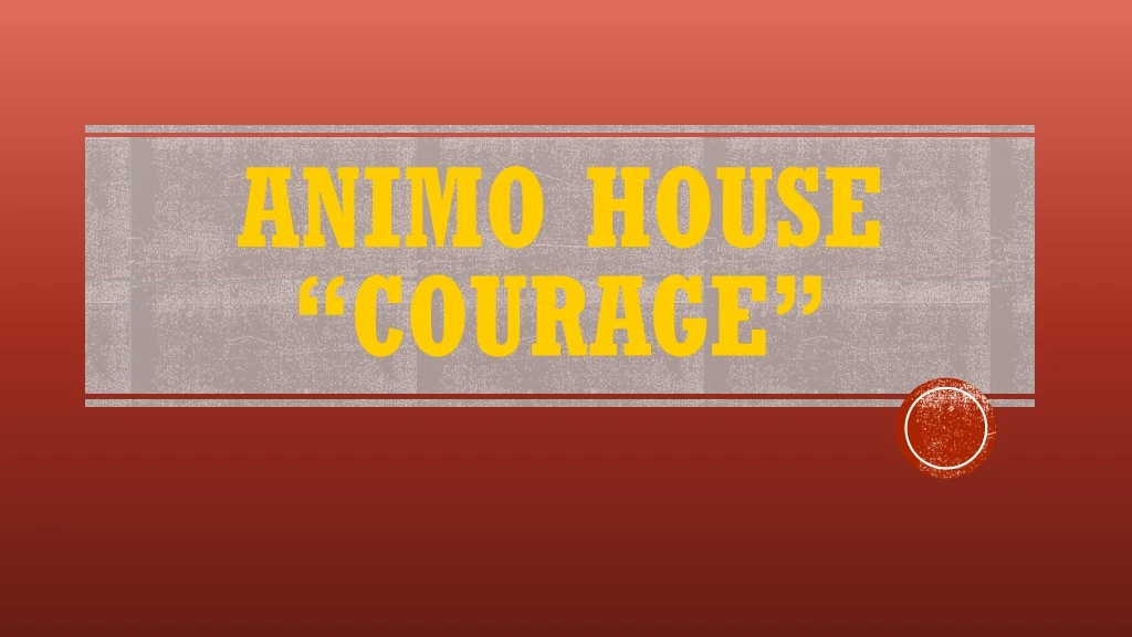 animo house courage