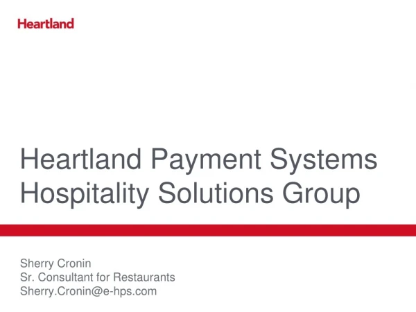 Heartland Payment Systems Hospitality Solutions Group