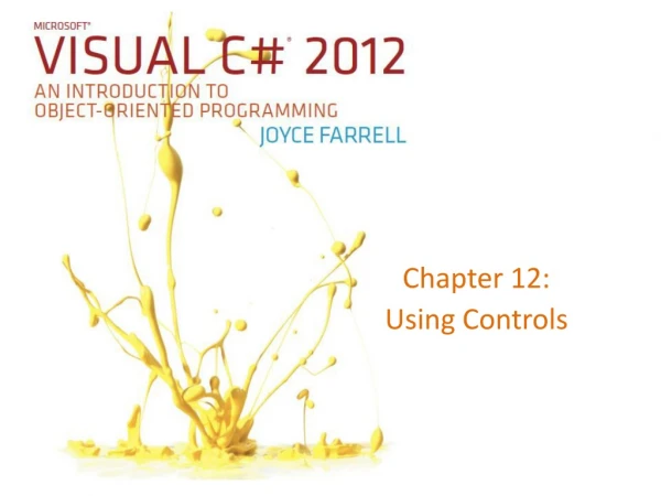 Chapter 12: Using Controls