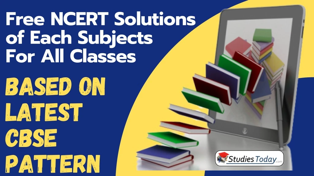 free ncert solutions of each subjects