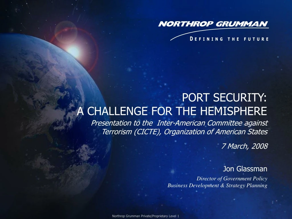 port security a challenge for the hemisphere