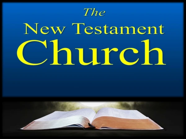 THE NEW TESTAMENT CHURCH ( 4 )
