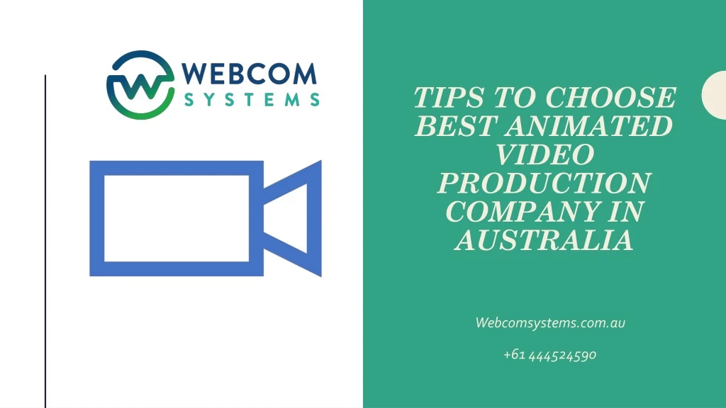 tips to choose best animated video production company in australia