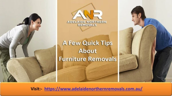 A Few Quick Tips About Furniture Removals